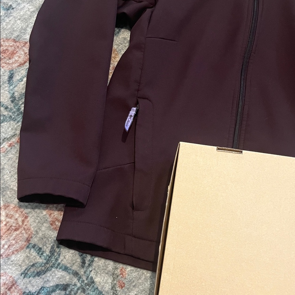 Columbia Dark Purple Shell Jacket - Picture 2 of 8
